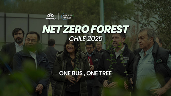 Yutong Net Zero Forest en Chile 2025