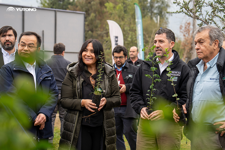 Yutong planta 1.000 árboles, como parte de su iniciativa Bosque Net Zero de Chile para impulsar la sostenibilidad ecológica Yutong planta 1.000 árboles, como parte de su iniciativa Bosque Net Zero de Chile para impulsar la sostenibilidad ecológica
