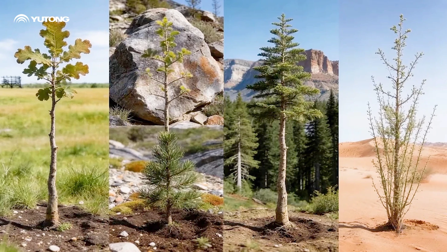  Yutong pone en marcha el programa «Net Zero Forest» para 2026: llevando 44.218 árboles a Gansu en la primera fase