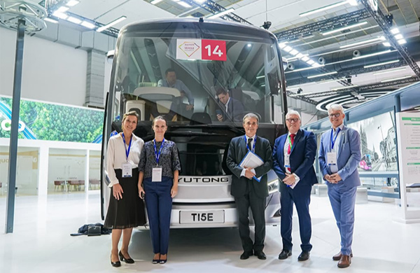 Yutong ganó el Premio Busworld 2023 al Design Label y Ecology Label.