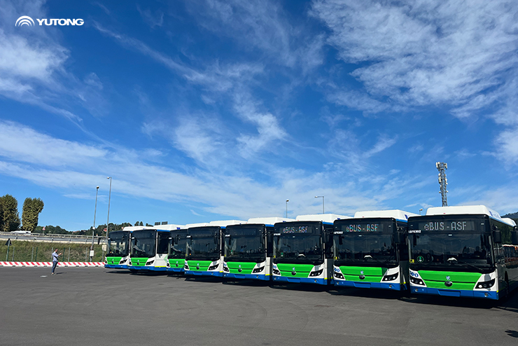 23 autobuses eléctricos de Yutong entregados a Como