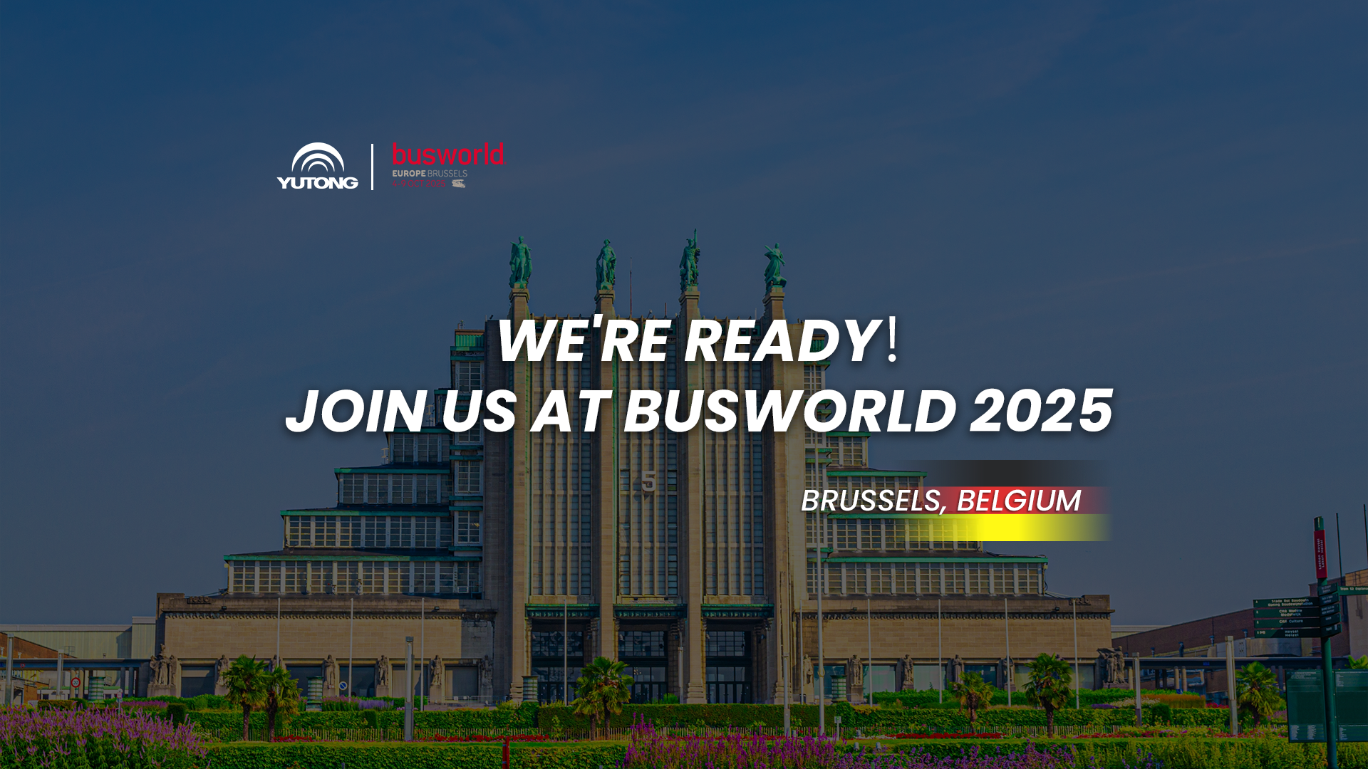 ¡Yutong se prepara para Busworld 2025!