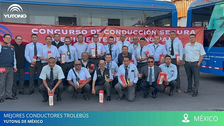 Yutong México Realiza el Concurso de Conducción Segura y Eficiente, Enfocado en el Cuidado y Regeneración de las Baterías del Trolebús Yutong México Realiza el Concurso de Conducción Segura y Eficiente, Enfocado en el Cuidado y Regeneración de las Baterías del Trolebús
