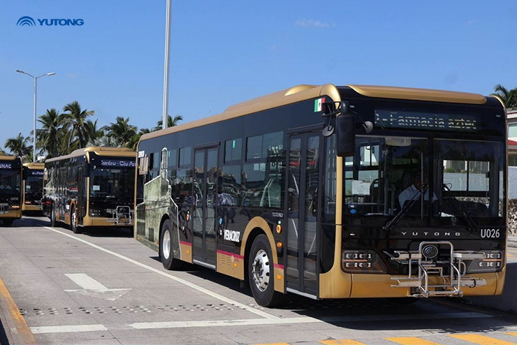 Yutong impulsa la nueva era de movilidad sustentable en Veracruz con 102 unidades de última generación