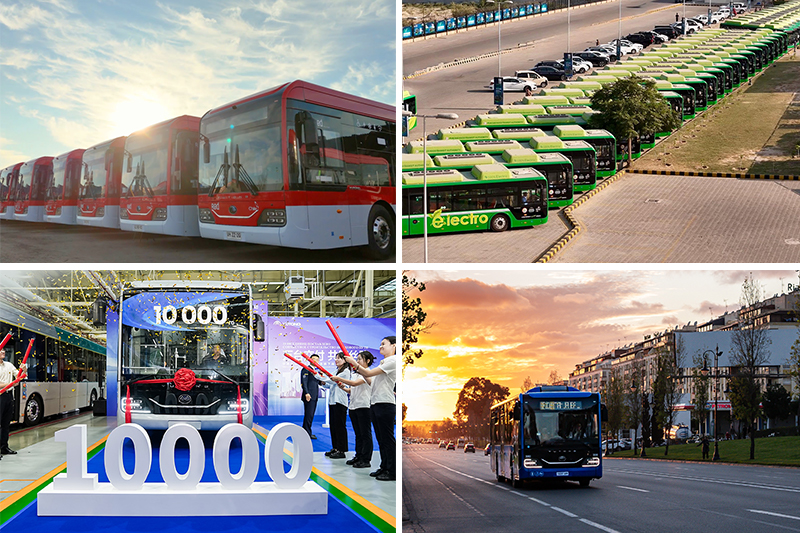 Yutong profundizó sus alianzas globales mediante importantes entregas en 2025, entre las que se incluyen 400 autobuses a Pakistán, 372 a Chile, 100 a Grecia y 723 a Marruecos. En Asia Central, las entregas acumuladas superaron las 10.000 unidades.
