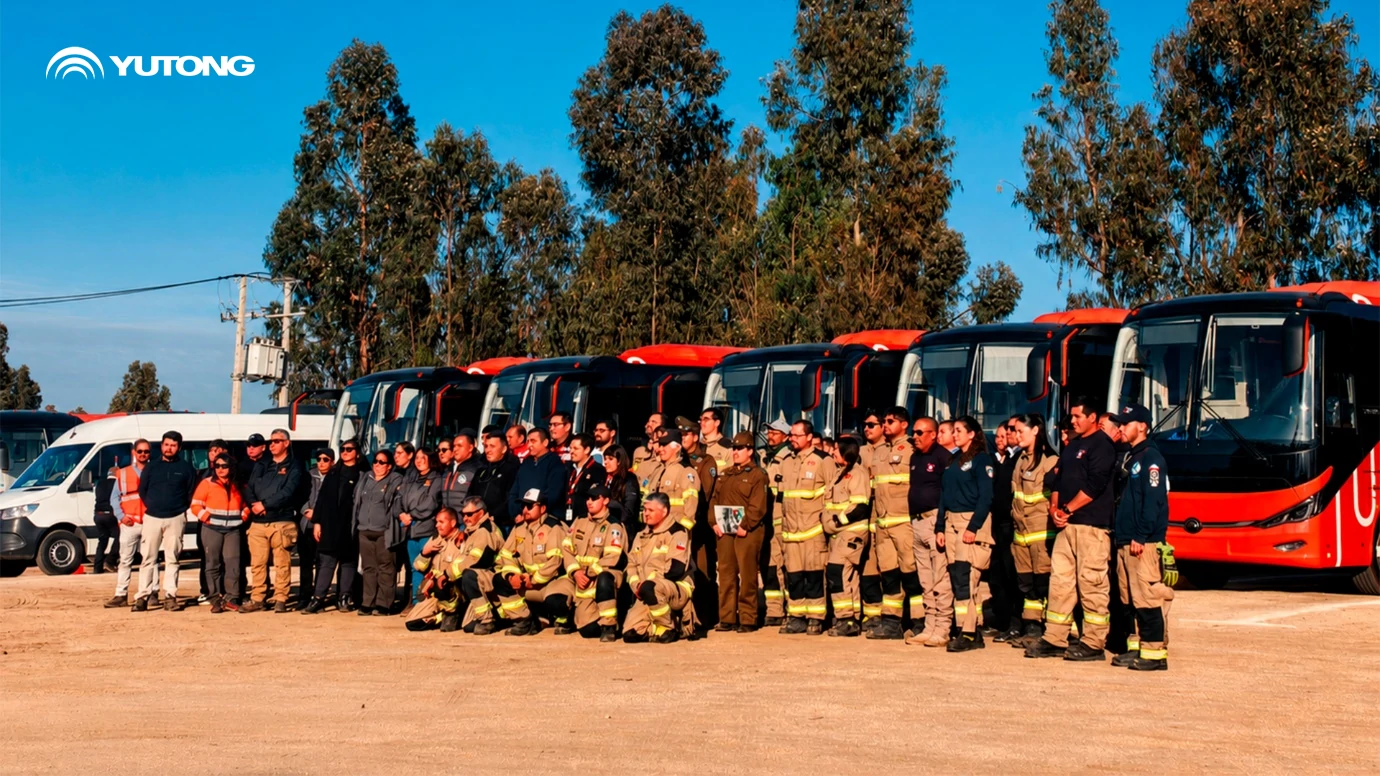 Yutong Chile fortalece la electromovilidad con la llegada de 26 buses eléctricos