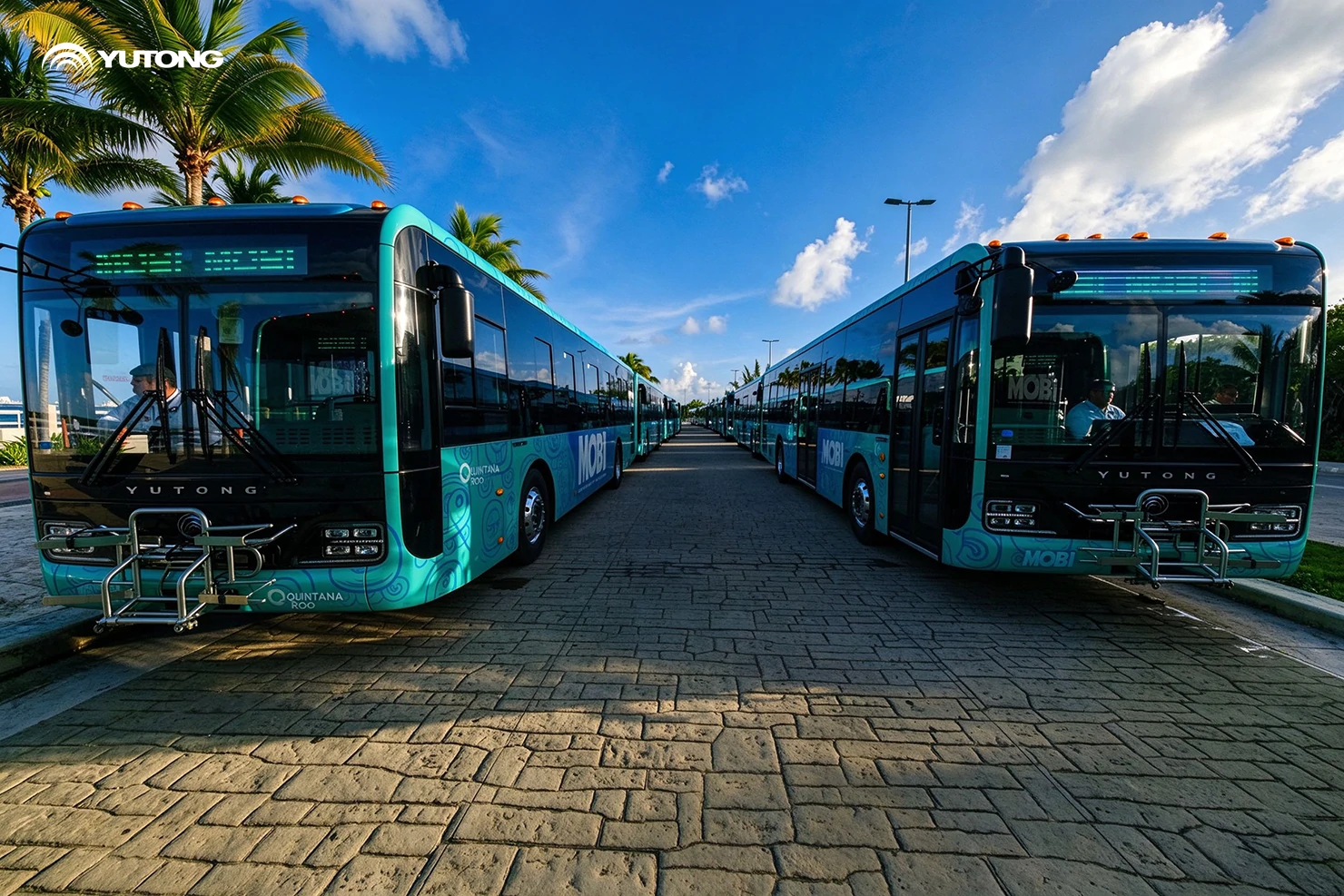 Yutong de México entrega autobuses híbridos para modernizar el transporte público en Cancún