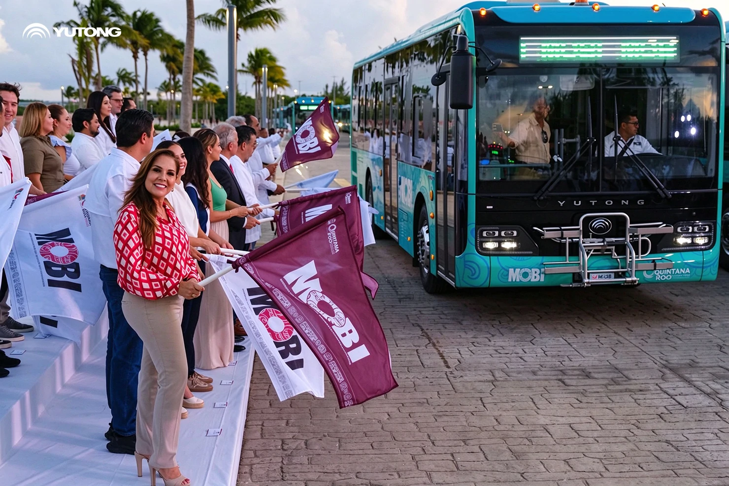 Yutong de México entrega autobuses híbridos para modernizar el transporte público en Cancún