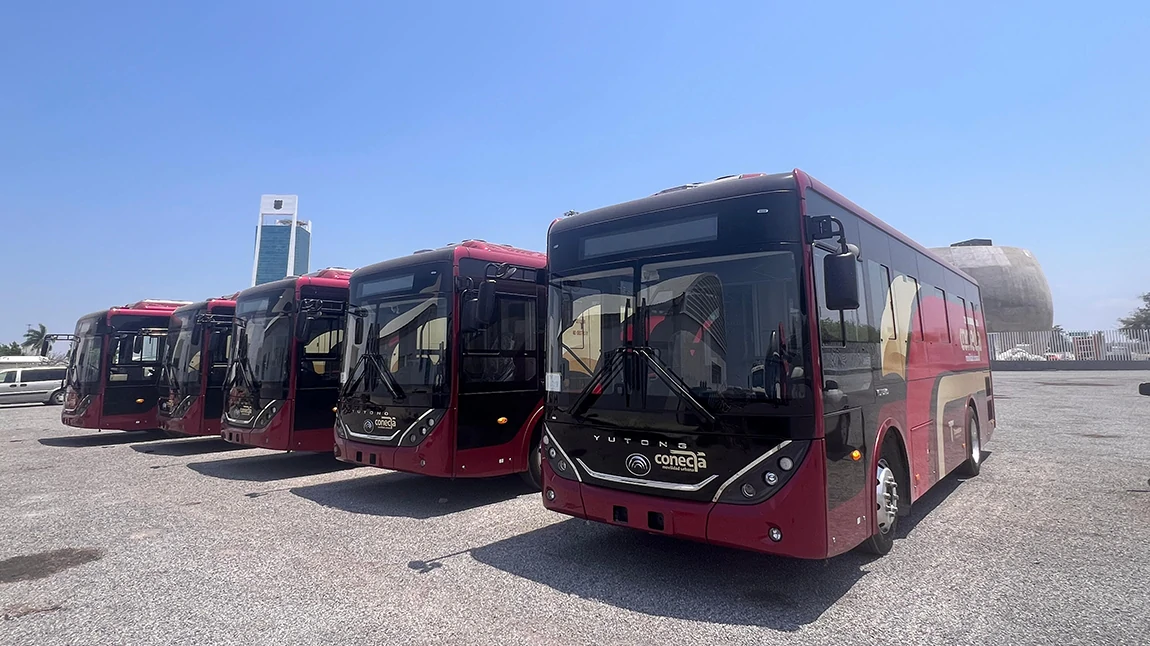 Entrega de 6 Nuevos Autobuses Híbridos DMT para Transporte Urbano en Tamaulipas
