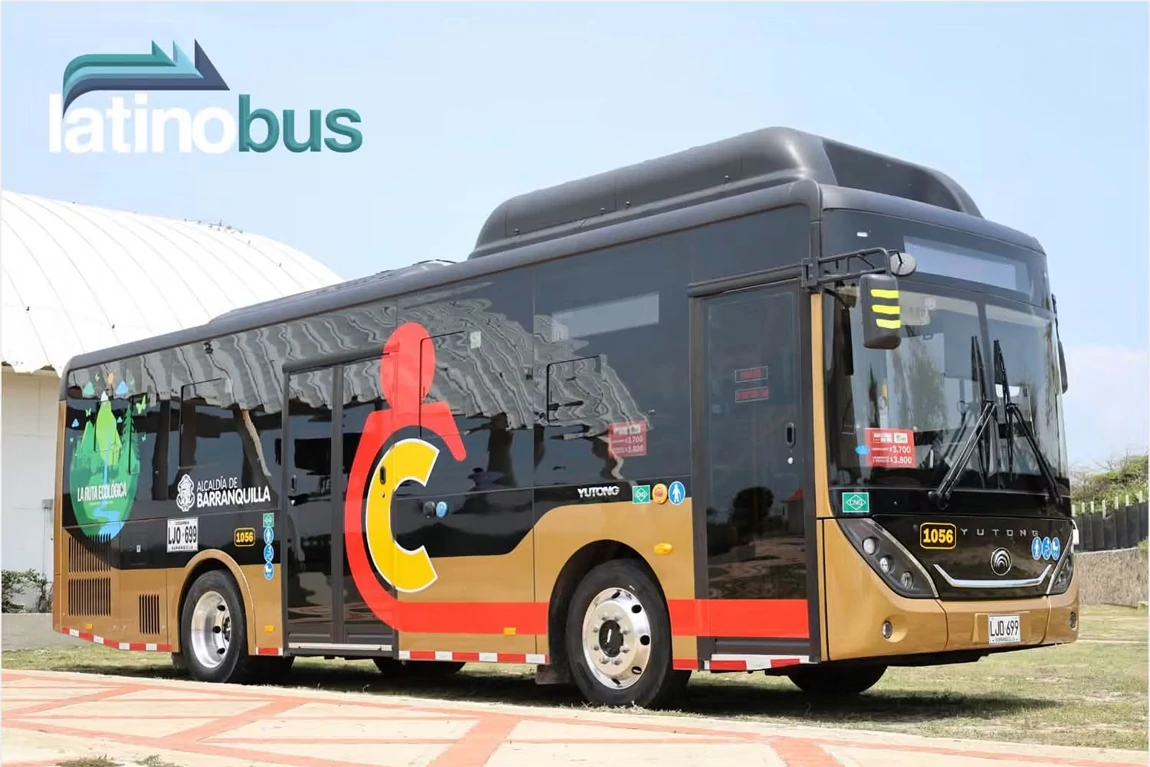 Nuevo referente de movilidad sostenible: Yutong presenta su nuevo autobús a gas natural en Barranquilla, Colombia