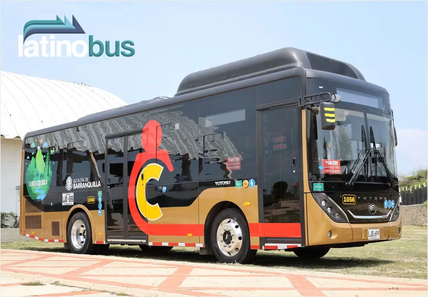 Nuevo referente de movilidad sostenible: Yutong presenta su nuevo autobús a gas natural en Barranquilla, Colombia