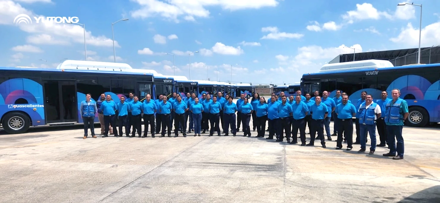 Agencia de Movilidad del Estado de Aguascalientes incorpora 70 autobuses híbridos Yutong