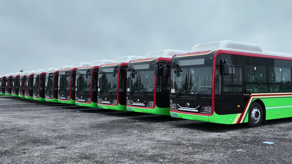 250 colectivos Yutong a GNC se preparan para llegar a Argentina
