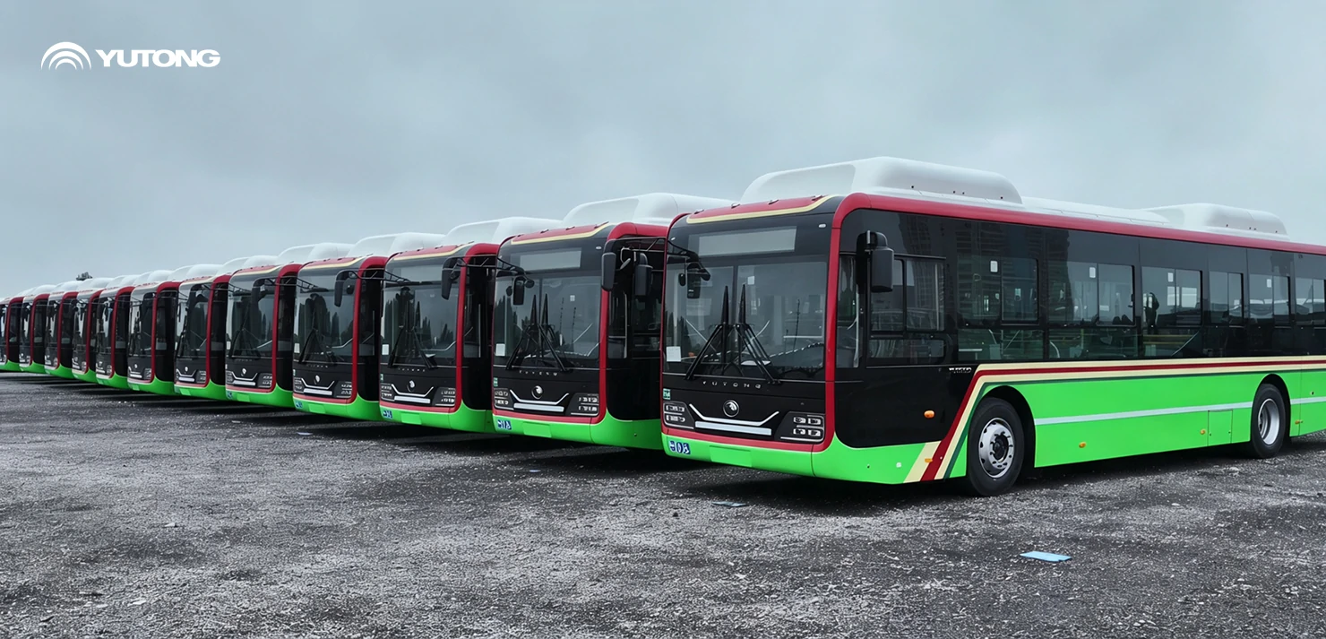 250 colectivos Yutong a GNC se preparan para llegar a Argentina