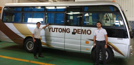 Presentación del Nuevo Yutong V7 en Guatemala