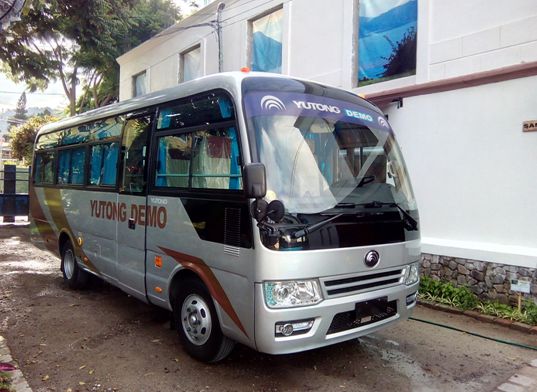 Presentación del Nuevo Yutong V7 en Guatemala