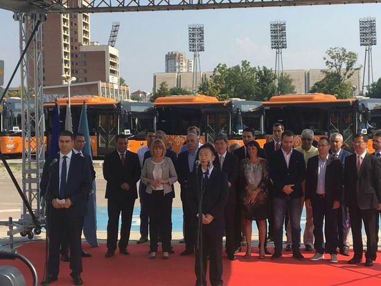 110 Autobuses de Yutong se han entregado a Sofía, capital de Bulgaria