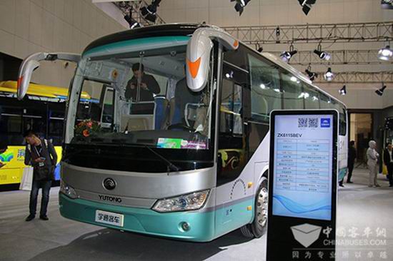 Fantástico equipo de Yutong brilla en la exhibición de autobuses de Tianjin del a？o 2017