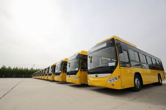 500 autobuses Yutong fueron despachados a Myanmar