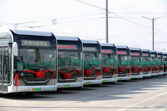 440 autobuses de Yutong equipados con red inteligente ostentarán su brillo en la Expo de Importación Internacional de China