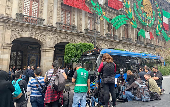 Viajando al otro lado del mundo, 63 trolebuses YUTONG abren electromovilidad en la CDMX!