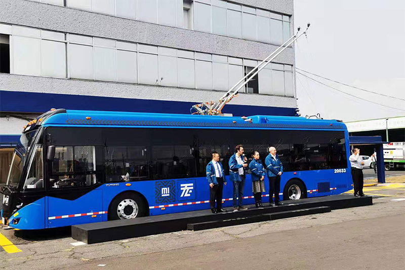 63 trolebuses eléctricos YUTONG abren electromovilidad en la CDMX