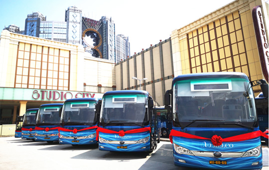 Autobuses de Yutong sirven para la celebración del Vigésimo Aniversario del Regreso de Macao