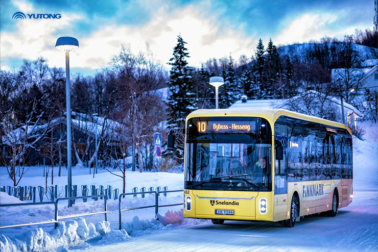 Los autobuses eléctricos de Yutong entran en el Círculo Polar Ártico