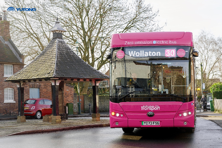 Los autobuses eléctricos de Yutong E12 se pondrán pronto en marcha en Nottingham (Reino Unido)