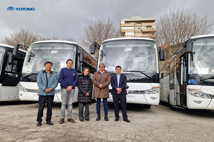 Los buses eléctricos de Yutong se entregan en Italia