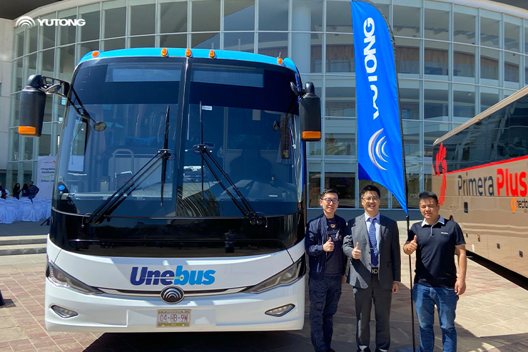 La sucursal mexicana de Yutong participa en la Presentación de Autobuses Ecológicos