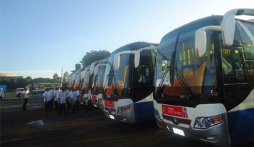 27 autobuses Yutong circulan en APEC en Filipinas