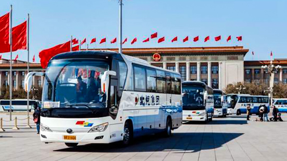 Dar servicio a las ¨dos sesiones¨ nacionales de China por los 15 años consecutivos
