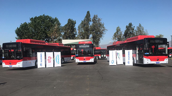 La entrega de 100 Autobuses 100% Eléctricos de YUTONG a Chile lidera la marca de autobuses chinos en América Latina.