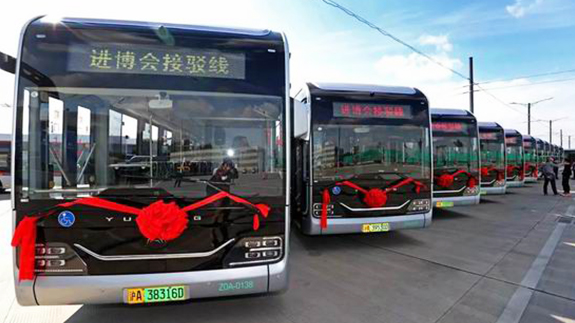 440 autobuses de Yutong equipados con red inteligente ostentarán su brillo en la Expo de Importación Internacional de China