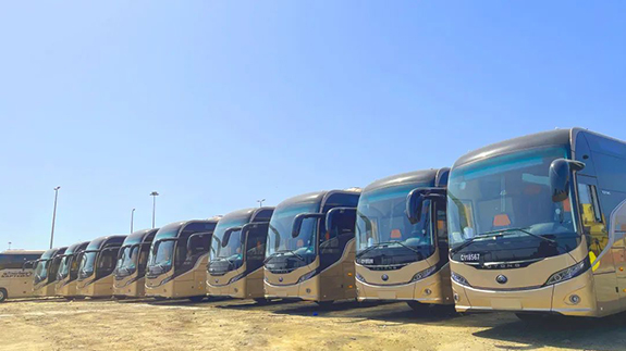 550 buses de Yutong se van a entregar a Arabia Saudí