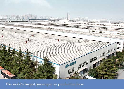 La mayor base de fabricación de autobuses 