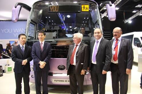 Yutong aparece en la Exposición del Bus Mundial de Bélgica con dos modelos estrenados al mundo