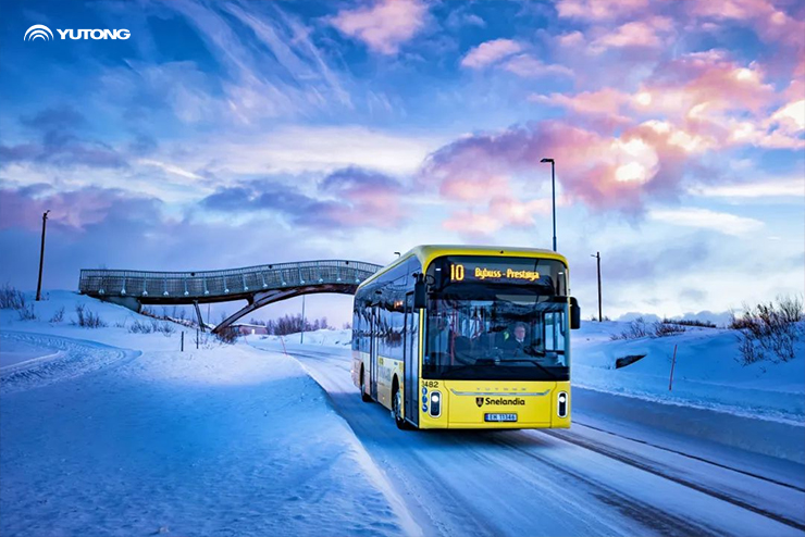 Los autobuses eléctricos de Yutong entran en el Círculo Polar Ártico