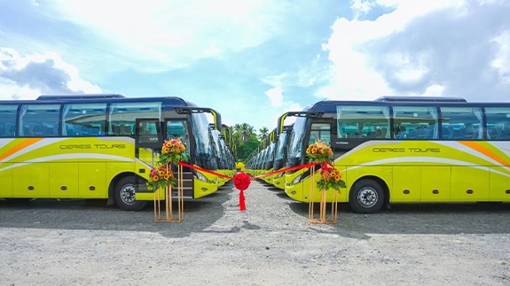 Filipinas recibe 185 autocares de Yutong para impulsar el transporte público local