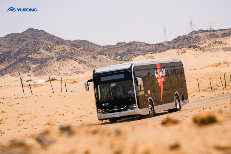 Conquistando el calor del desierto, Yutong E11pro en el desafío del calor extremo