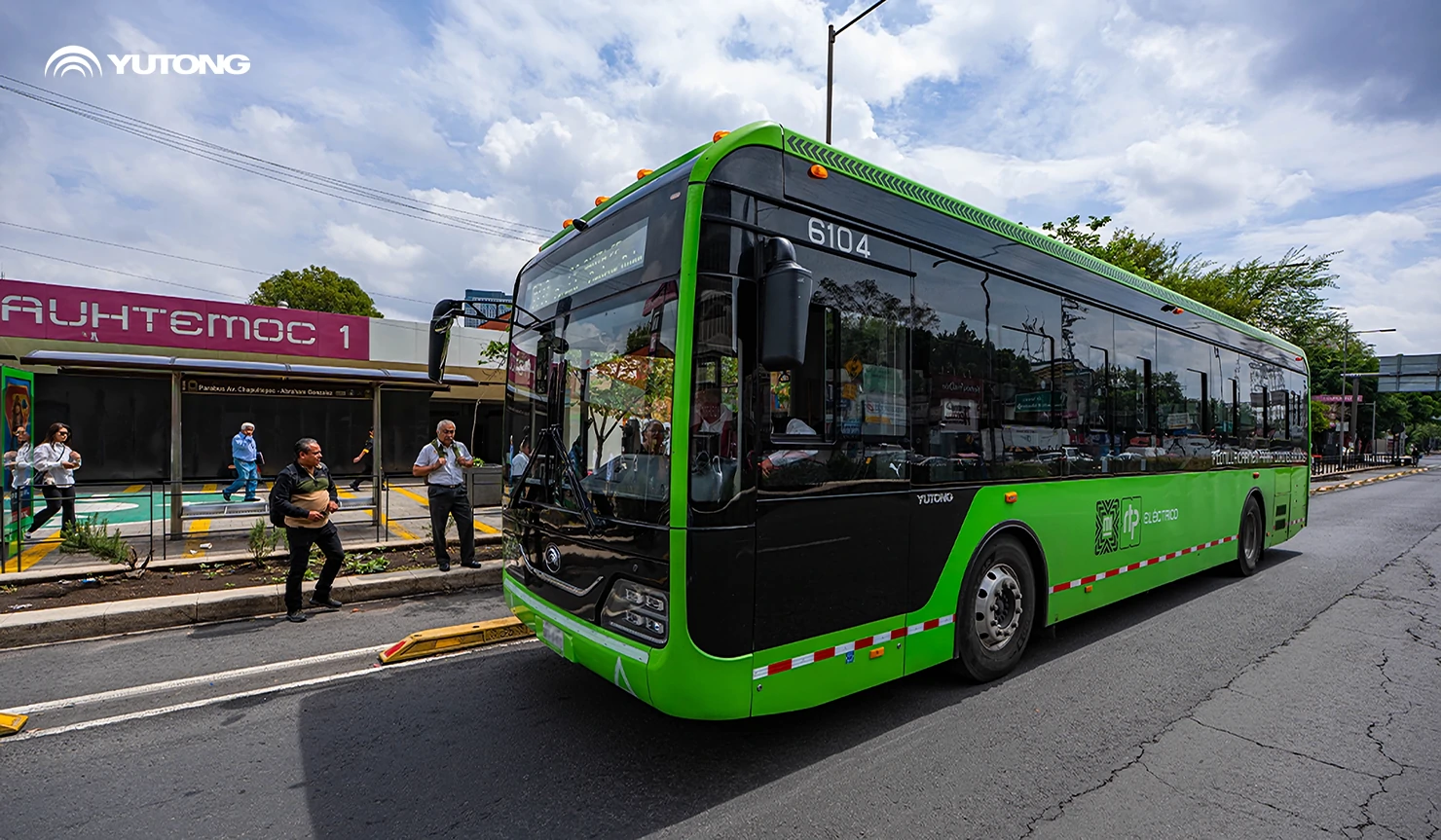 ¡La flota ecológica se reúne! Yutong impulsa la movilidad con bajas emisiones de carbono, segura y eficiente en México