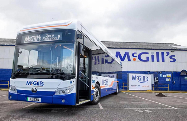 55 autobuses eléctricos Yutong E12 servirán a los pasajeros en la COP26 de Glasgow