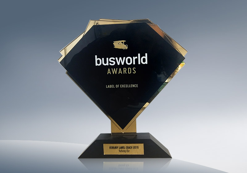 Busworld Awards 2019</br>  Ecology Label Coach 2019 </br>  Yutong ICE12