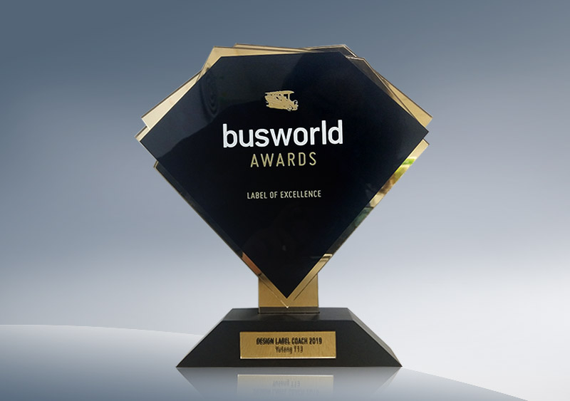 Busworld Awards 2019</br>  Design Label Coach 2019</br>   Yutong T13
