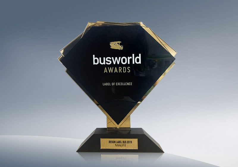 Busworld Awards 2019 </br> Design Label Bus 2019</br>   Yutong U12