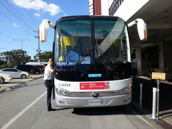 27 autobúses Yutong sirven APEC en Filipinas