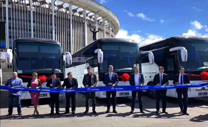 Yutong impulsa el viaje maravillo en todo el mundo con calidad china en medio del 70 aniversario de las relaciones diplomáticas chino-rusas Yutong impulsa el viaje maravillo en todo el mundo con calidad china en medio del 70 aniversario de las relaciones diplomáticas chino-rusas