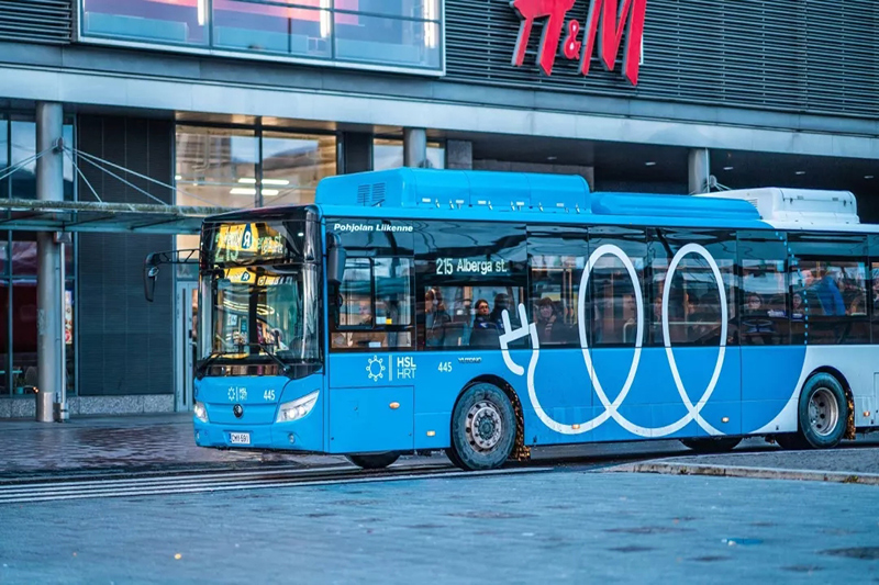 Los países nórdicos desarrollados están a favor del autobús de energía nueva Yutong
