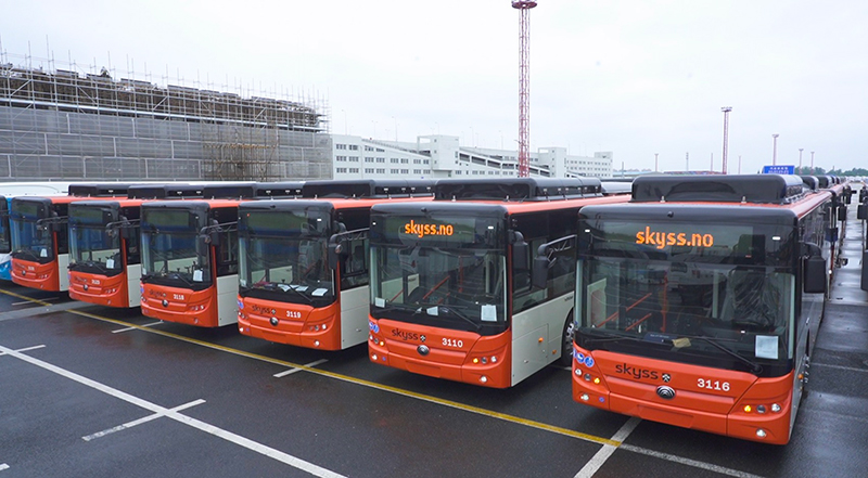 ¡El pedido individual más grande de bus puro eléctrico en Europa! 102 buses eléctricos de Yutong se entregarán a Noruega